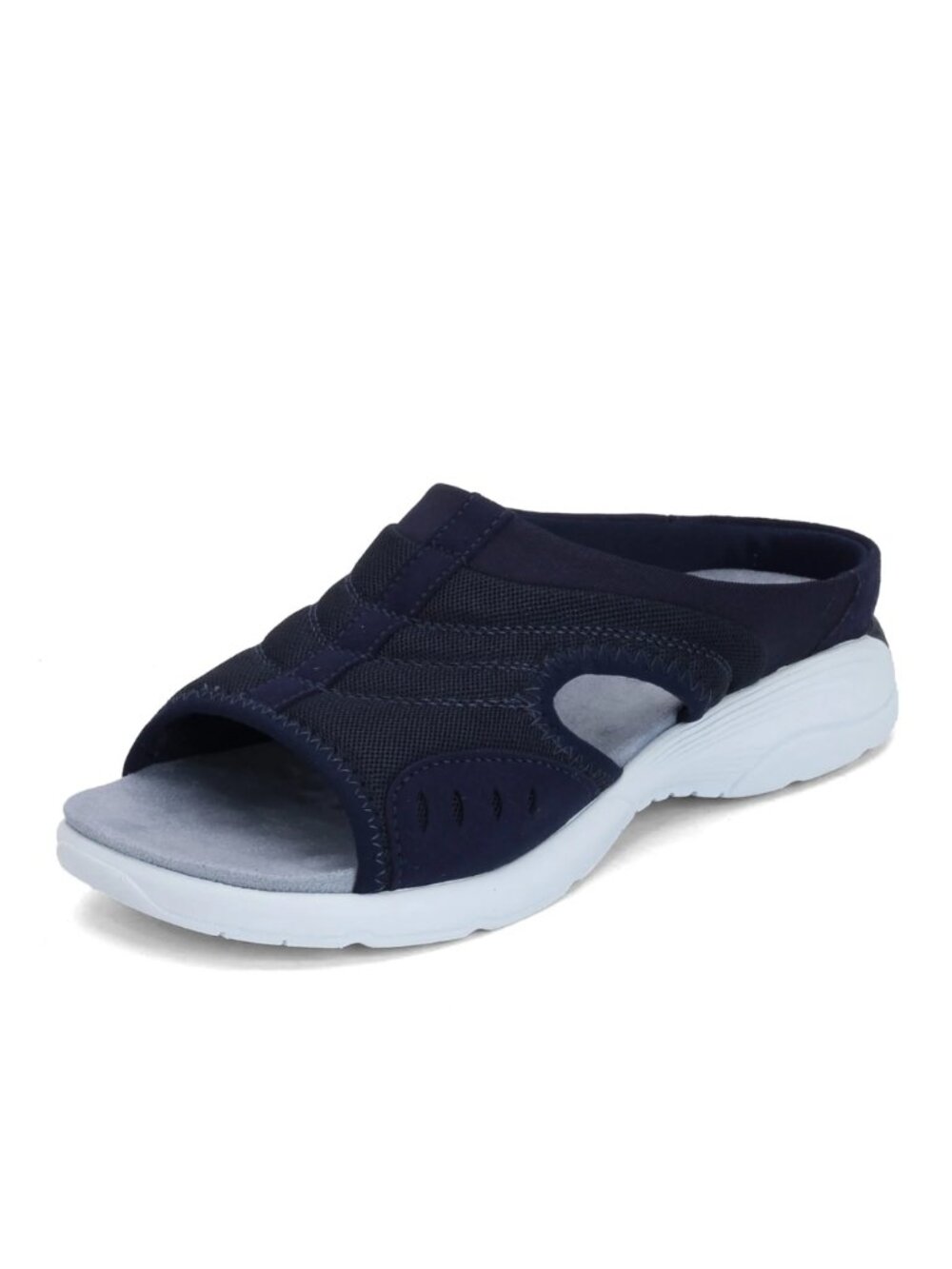 Easy Spirit Traciee Comfort Slide Sandal Dark Blue Women's - 9W